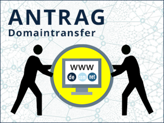 Mediathek Download Antrag Domaintransfer